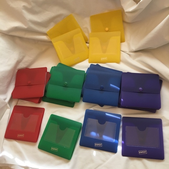 Lot of 24 Disk Cases for CD/DVD Multiple Colors and uses. - Picture 5 of 10